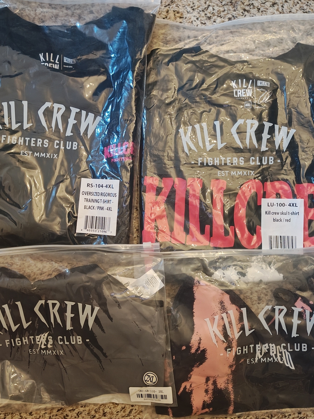 Kill Crew Tshirts And Bras